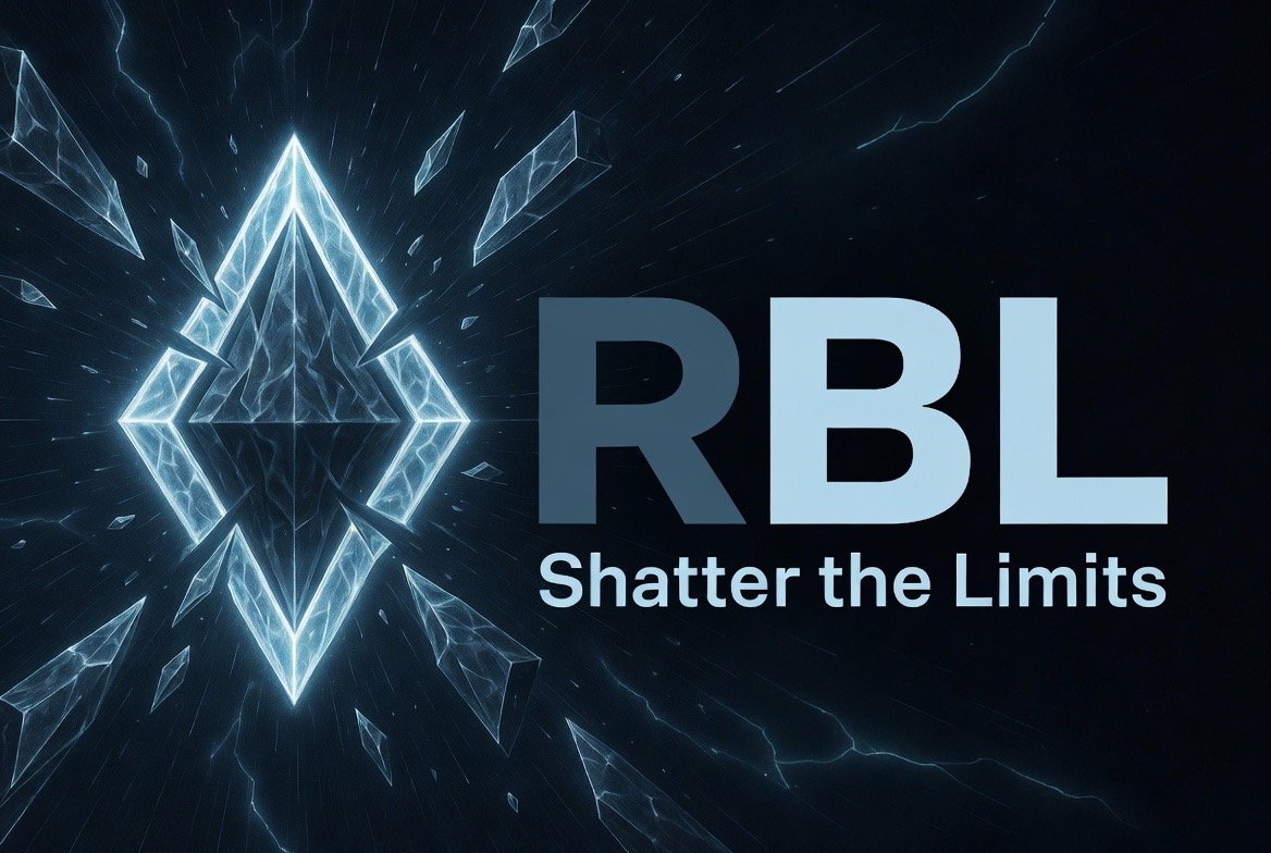 The Rift Bolt League logo — a glowing shattered-crystal rift diamond beside the letters 'RBL' and the league motto 'Shatter the Limits'