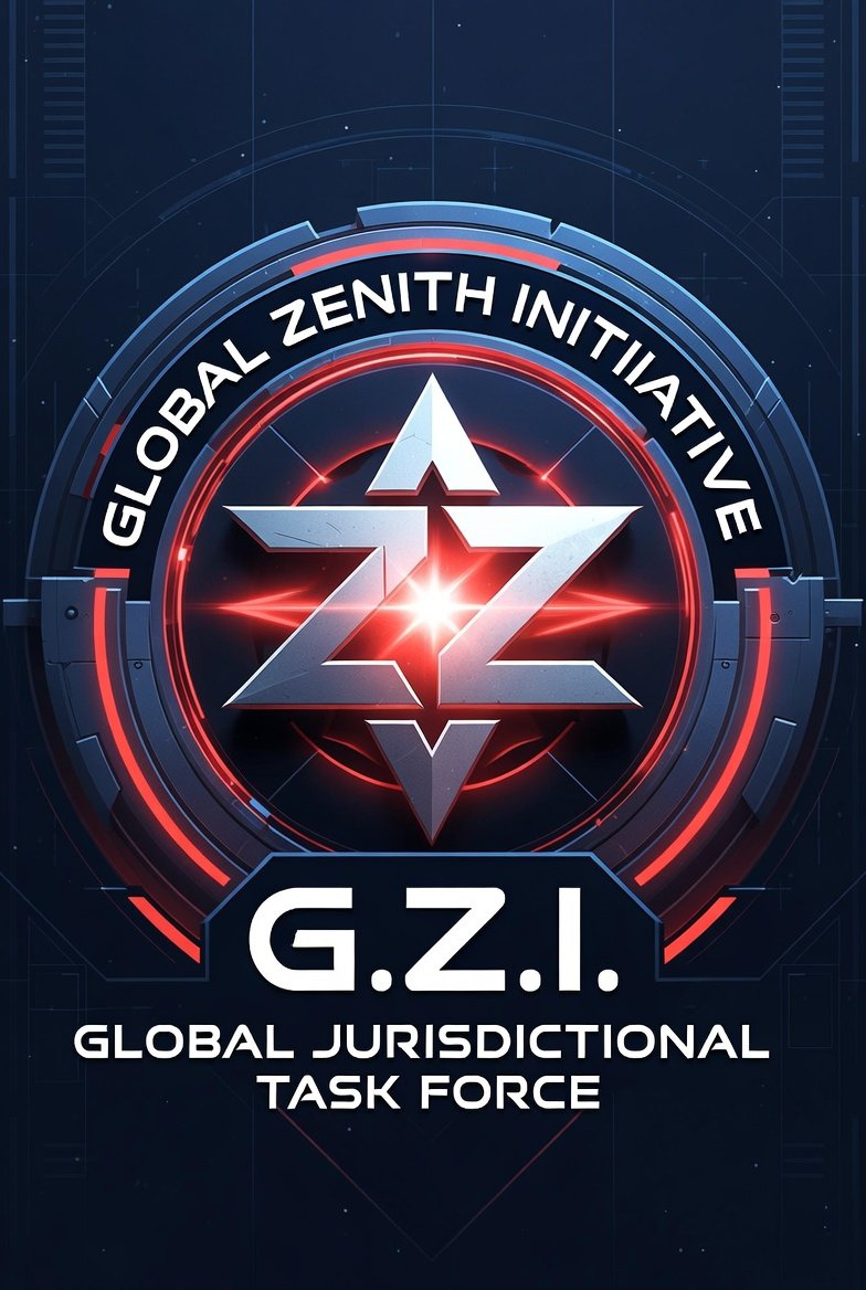 G.Z.I. official emblem — circular badge of the Global Zenith Initiative